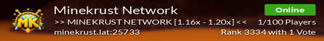 banner for Minekrust Network server