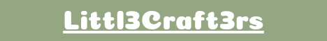 banner for Littl3Craft3rs server