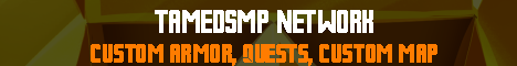 banner for TamedSMP server