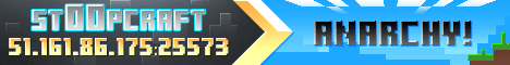 banner for St00pCraft server