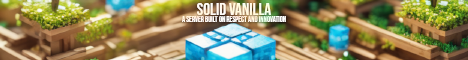 banner for Solid Vanilla server