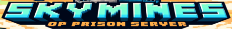 banner for SkyMines server