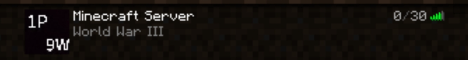 banner for 1P9W server