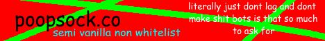 banner for Poopsock server