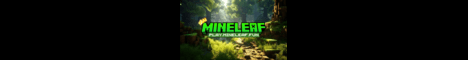 banner for MineLeaf server
