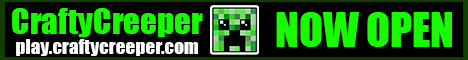 banner for CraftyCreeper server