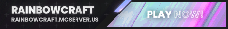 banner for RainbowCraft Vanilla+ SMP server