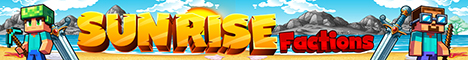 banner for SunriseMC server