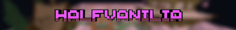 banner for HalfVanilia server