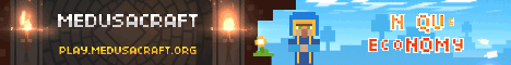 banner for MedusaCraft server