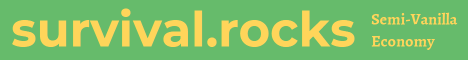 banner for survival.rocks server