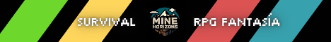 banner for MineHorizons server
