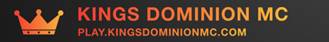 banner for Kings Dominion MC server