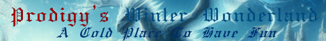 banner for Prodigys Winter Wonderland server