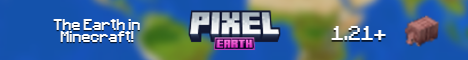banner for Pixel Earth server