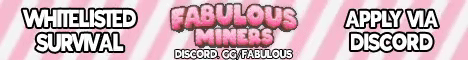 banner for Fabulous Miners server