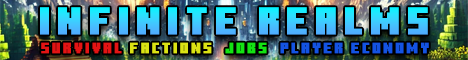 banner for Infinite Realms server