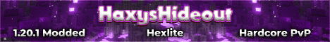 banner for Hexlite PvP server