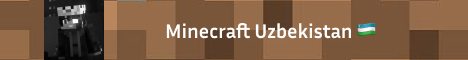 banner for Minecraft Uzbekistan server
