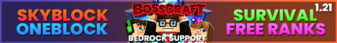banner for BossCraft server
