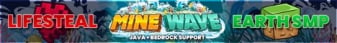 banner for MineWave server
