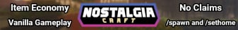 banner for NostalgiaCraft server
