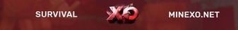 banner for MineXO server