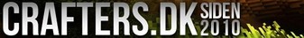 Crafters.dk - It´s all about the community's banner