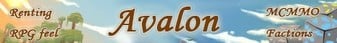 banner for Avalon MC server