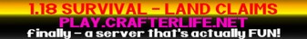 banner for CrafterLife server