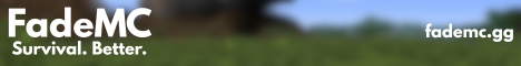 banner for FadeMC server