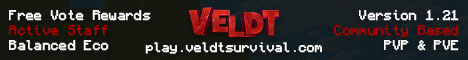 banner for Veldt Survival server