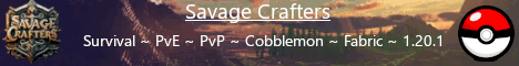 banner for Savage Crafters server