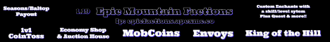 banner for Epic Mountain Factions server
