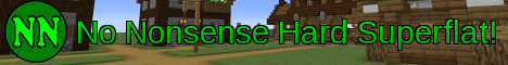 banner for No Nonsense Hard Superflat server