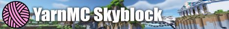 banner for YarnMC Skyblock server