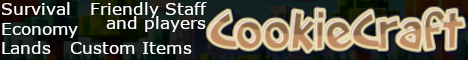 banner for CookieCraft SMP server