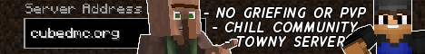 banner for CubedMC server