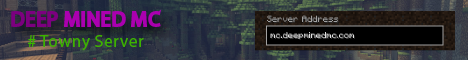 banner for Deep Mined server