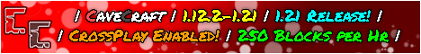 banner for Cave Craft server