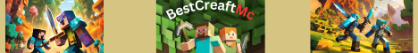 banner for BestCraftMc server