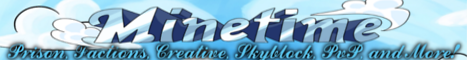 banner for Minetime server