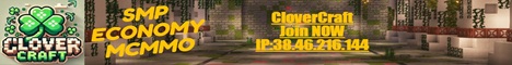 banner for CloverCraft server