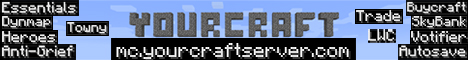 banner for YourCraftServer server