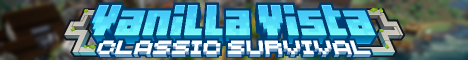 banner for Vanilla Vista server