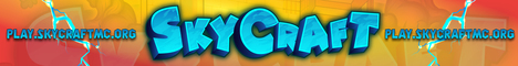 banner for SkyCraftMC server