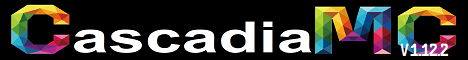 banner for CascadiaMC server