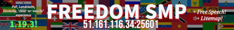 banner for Freedom SMP server