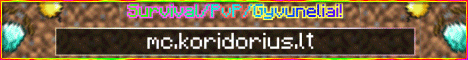 banner for Mc Koridorius server