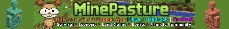 banner for MinePasture server